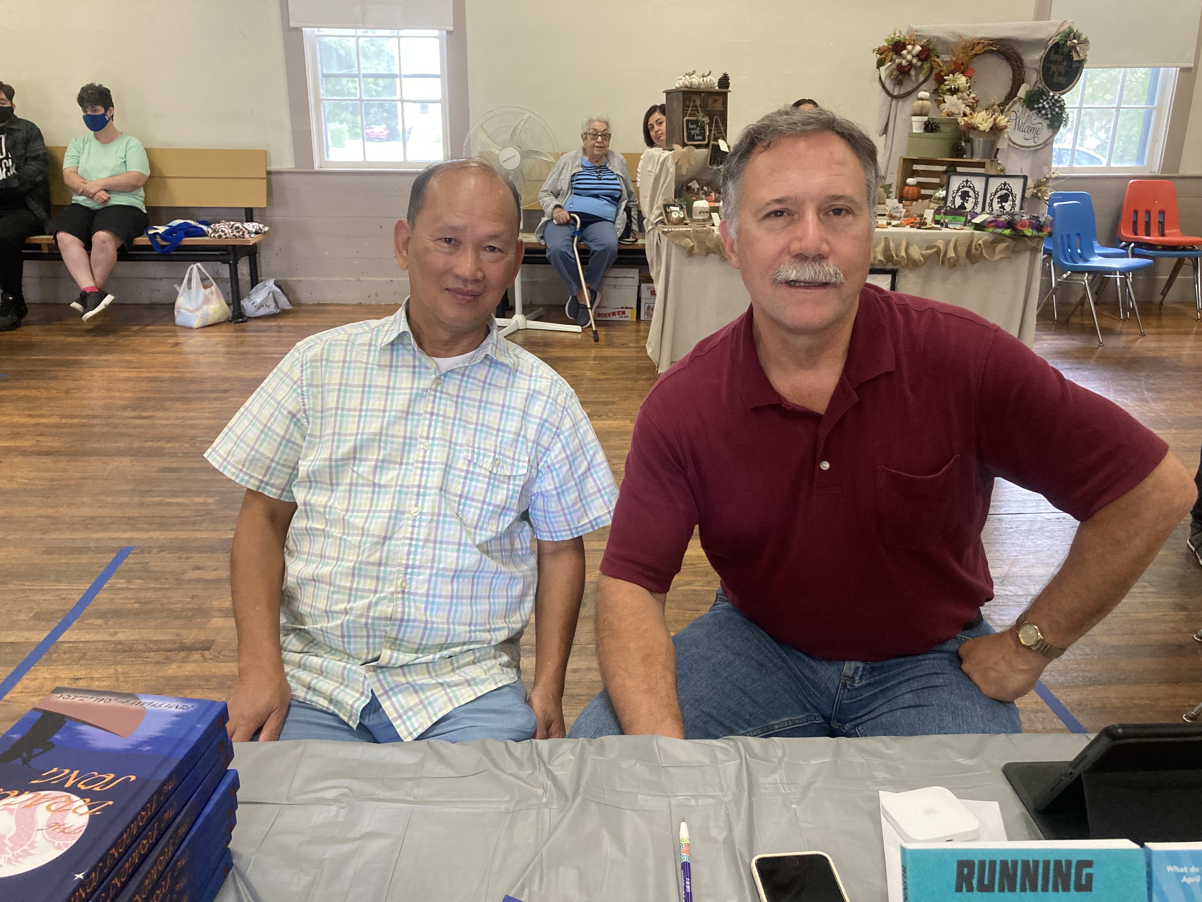 Somerset Library Craft Fair Bob & Binh